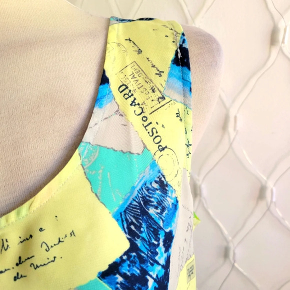 Banana Republic Flowy Tank Top / Graphic / Size Large - Picture 2 of 6